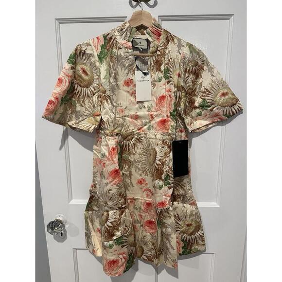 Tuckernuck Sun Faded Floral Crawford Dress NWT Small S Sold Out - Picture 2 of 4